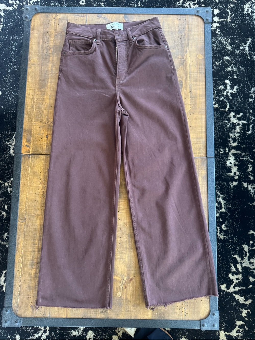 Reformation— Emma High Rise Wide Leg Jeans